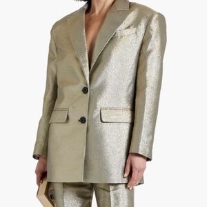 Ronny Kobo Collection Shiny silver jacket